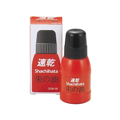 シヤチハタ 速乾朱の油 28ｍｌ