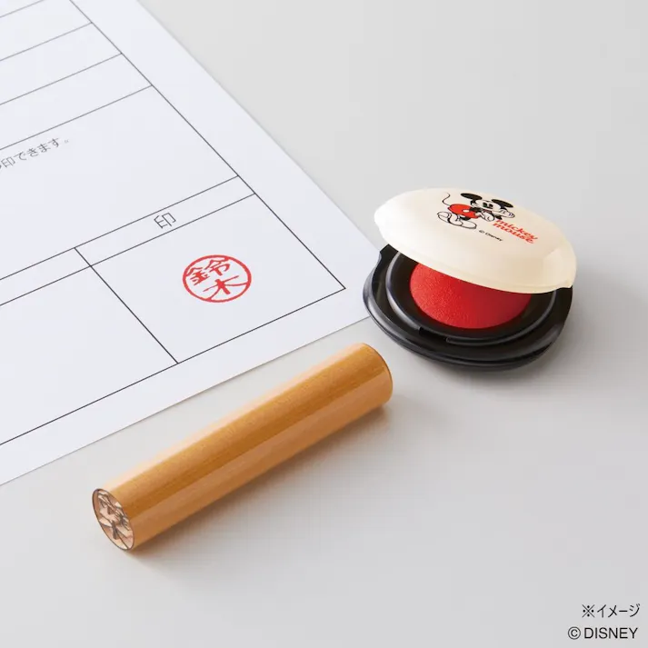 プチ朱肉 ミッキー2