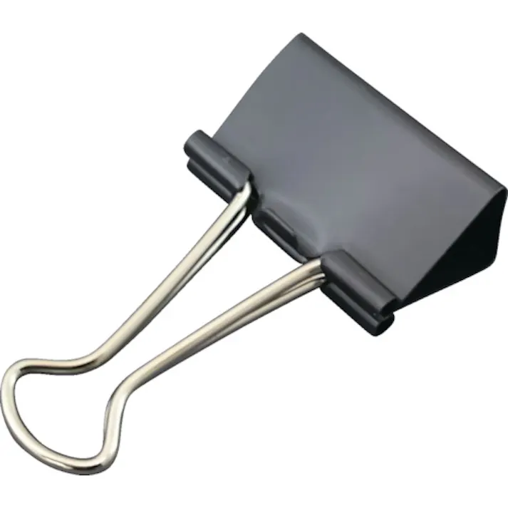 【CAINZ-DASH】サンケーキコム ダブルクリップ 中 (10個入) DB-2-BK【別送品】