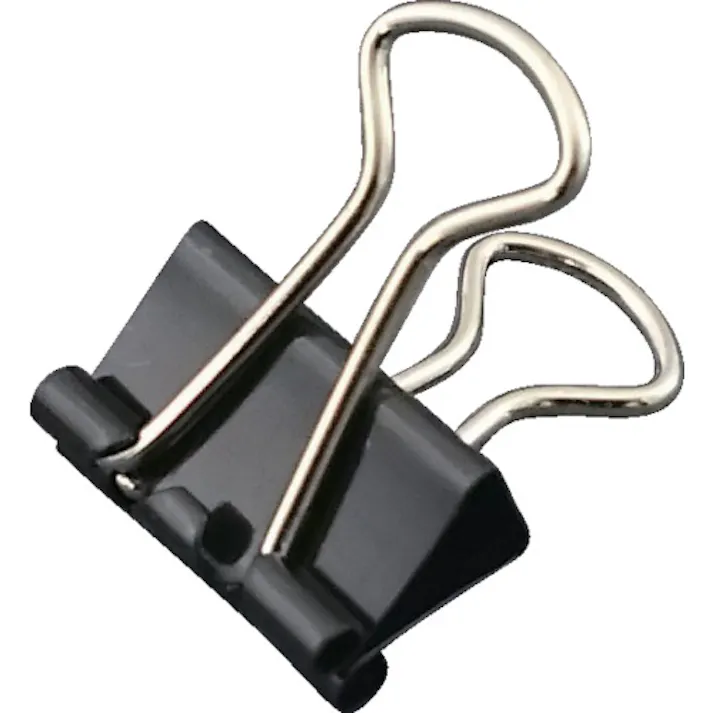 【CAINZ-DASH】サンケーキコム ダブルクリップ豆 (10個入) DB-5-BK【別送品】