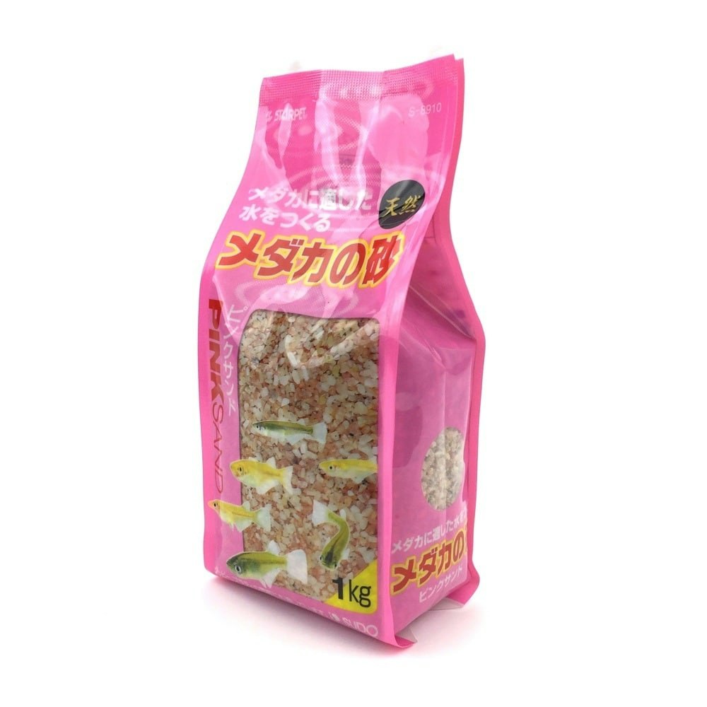 407円 愛用 スドー メダカの砂 ピンクサンド 1kg