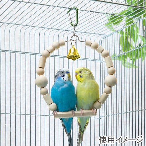 うめりんご♥️小鳥ちゃん♥️ゆらゆらハウス♥️インコ、文鳥etc ゆらゆらブランコ L | ペット用品（小動物・鳥・亀・爬虫類