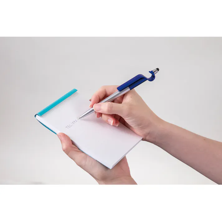 【CAINZ-DASH】セキセイ スマホスタンド+タッチペン+ボールペン スマタテペン レッド LA-6688-20【別送品】