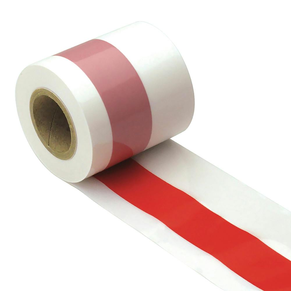 ササガワ 紅白テープ 50m巻