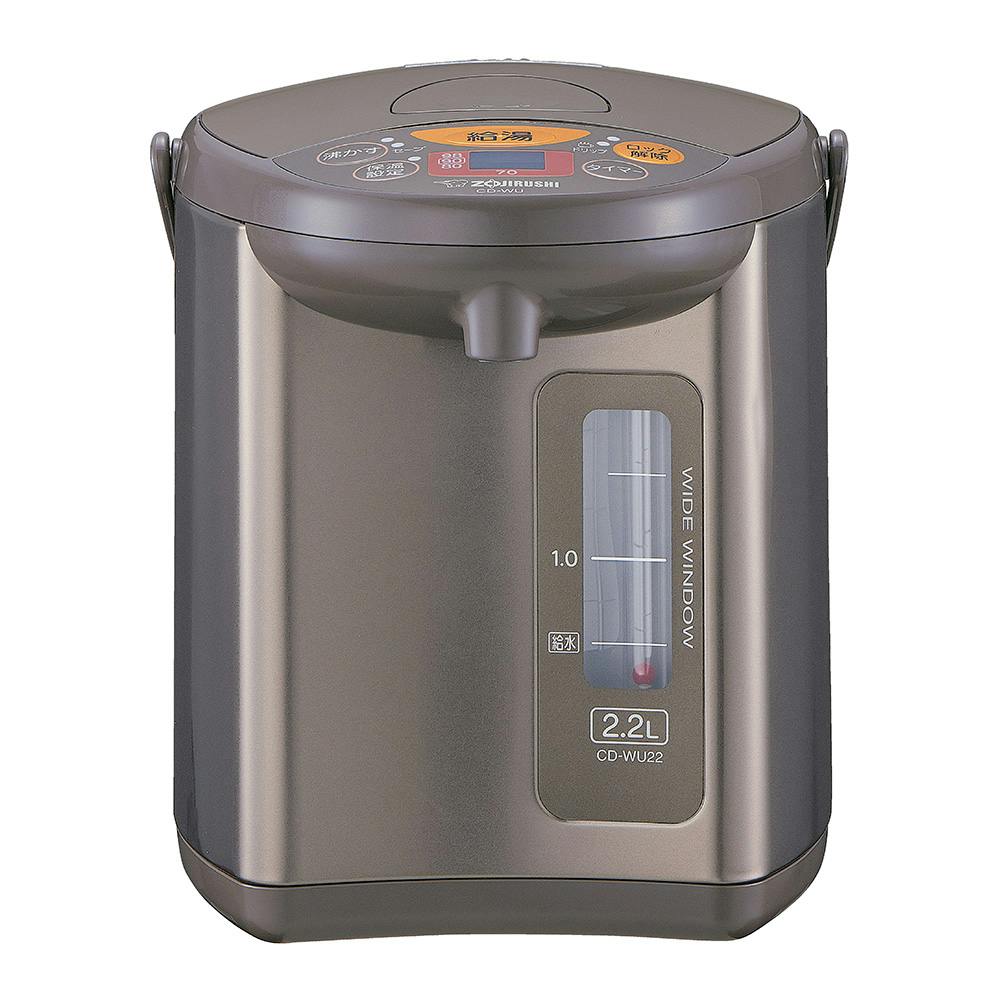 象印 マイコン沸とう電動ポット 2．2L／メタリックブラウンCD－WU22－TM Amazon | 象印マホービン 電気ポット 2.2L メタリックブラウン