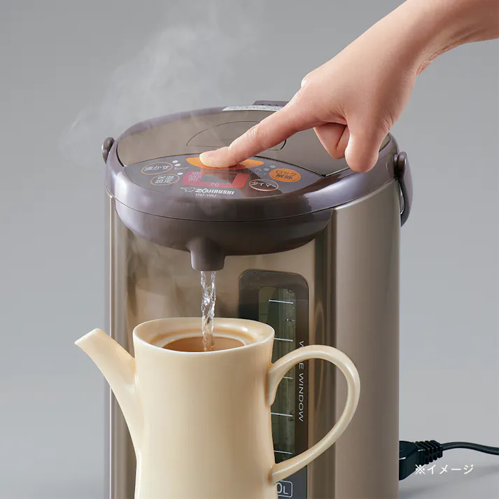 マイコン沸とう 電動ポット 4.0L メタリックブラウン CD-WU40-TM