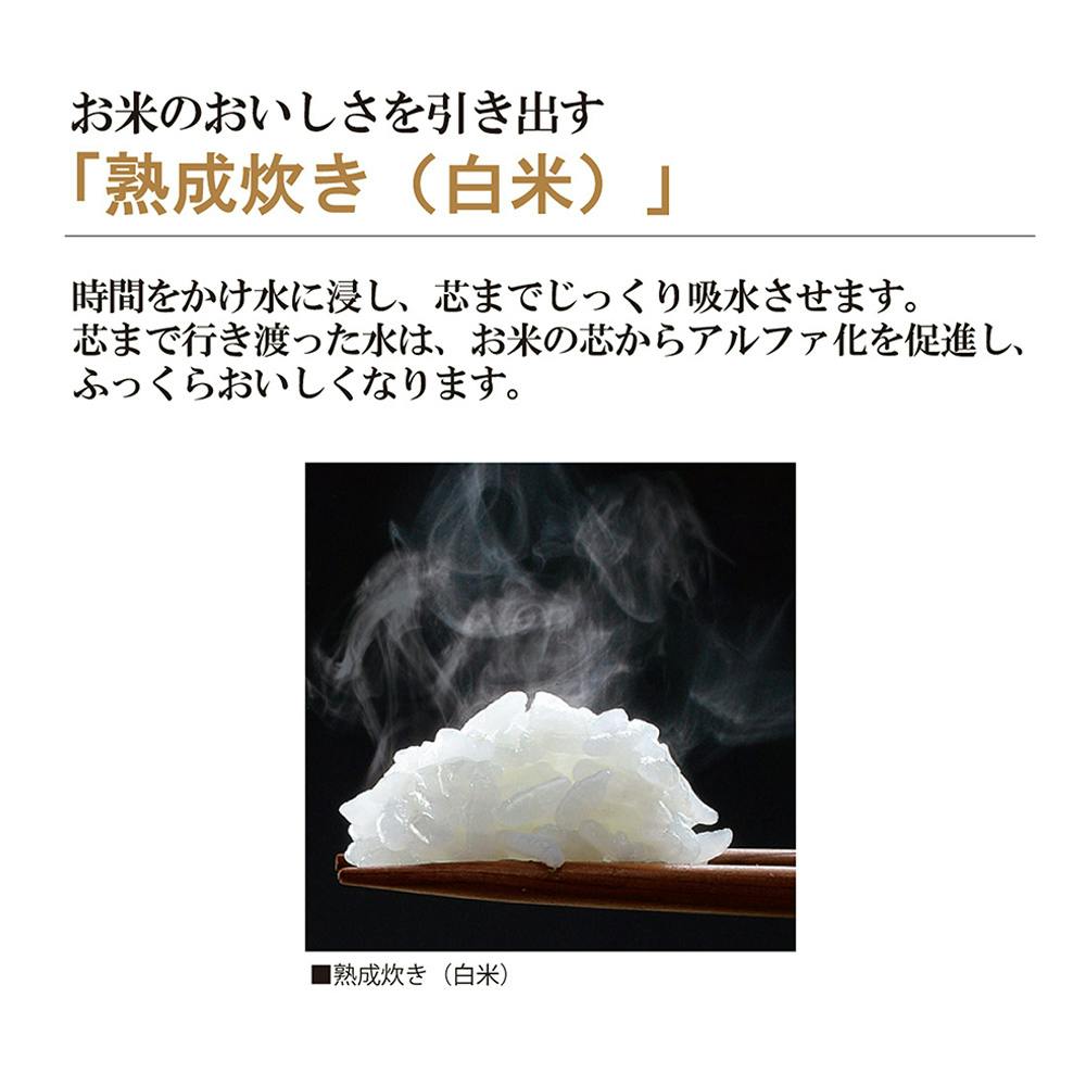 象印 圧力IH炊飯ジャー（5.5合炊き） ダークブラウン ZOJIRUSHI 極め炊き NP-ZU10-TD 炊飯器