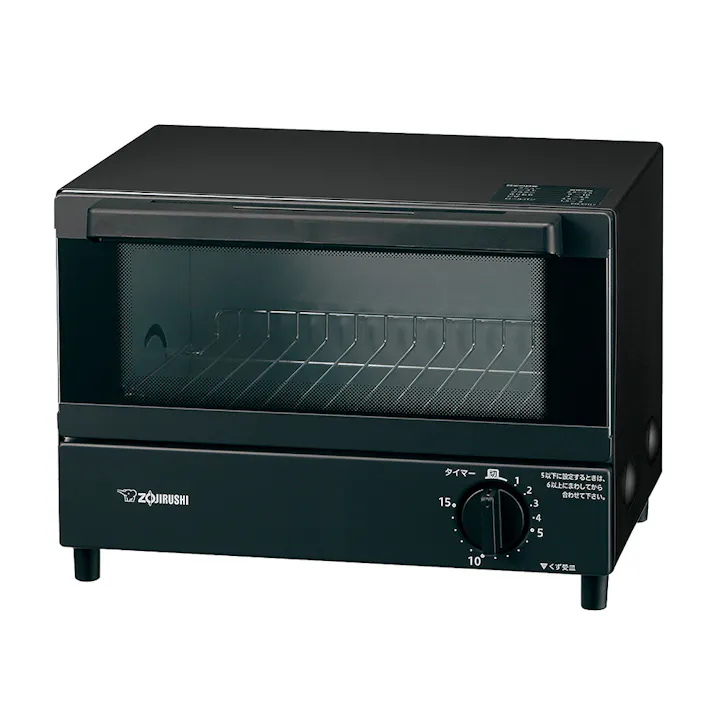 こんがり倶楽部 オーブントースター ブラック EQ-EH17-BA