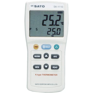 【CAINZ-DASH】佐藤計量器製作所 デジタル温度計　ＳＫ－１１１０（指示計のみ）（８０１４－０３） SK-1110【別送品】