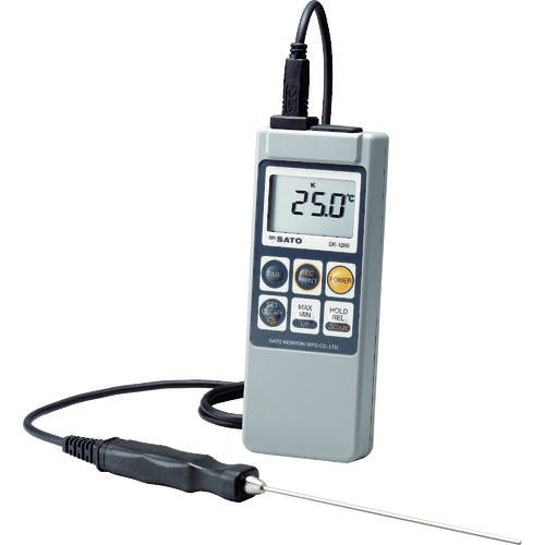 佐藤計量器製作所 デジタル温度計 SK-1260(標準センサ付)(8080-05) SK-1260 中心温度計 佐藤計量器製作所 デジタル温度計 SK-1260(標準センサ付)(8080-05) SK-1260 中心温度計