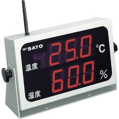 【CAINZ-DASH】佐藤計量器製作所 コードレス温湿度表示器（８１０２－００） SK-M350R-TRH【別送品】
