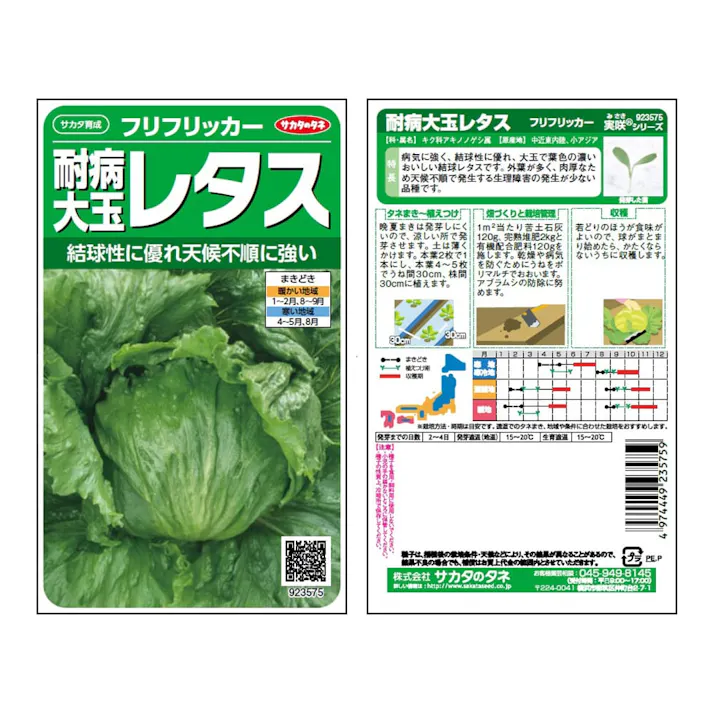 耐病気大玉レタスフリフリッカー