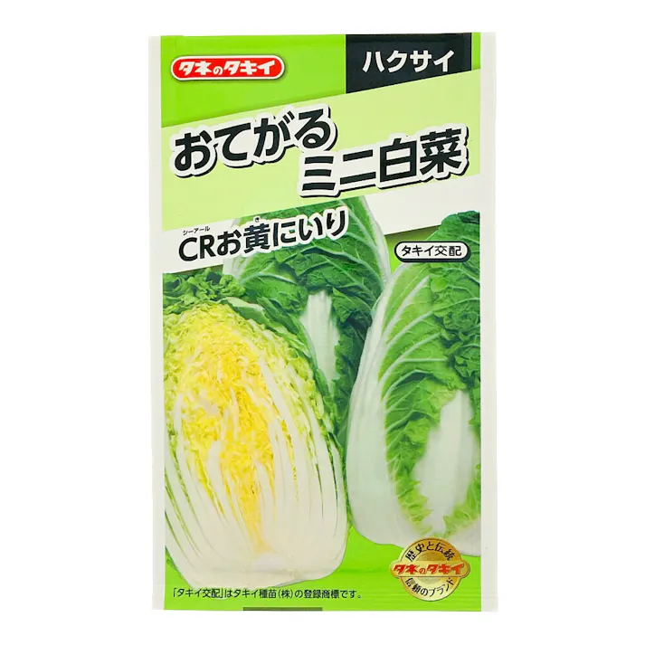 おてがるミニ白菜 CRお黄にいり
