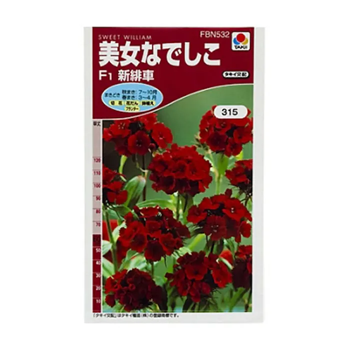 店舗限定 タネのタイキ 花の種 美女なでしこ 新緋車 ホームセンター通販 カインズ