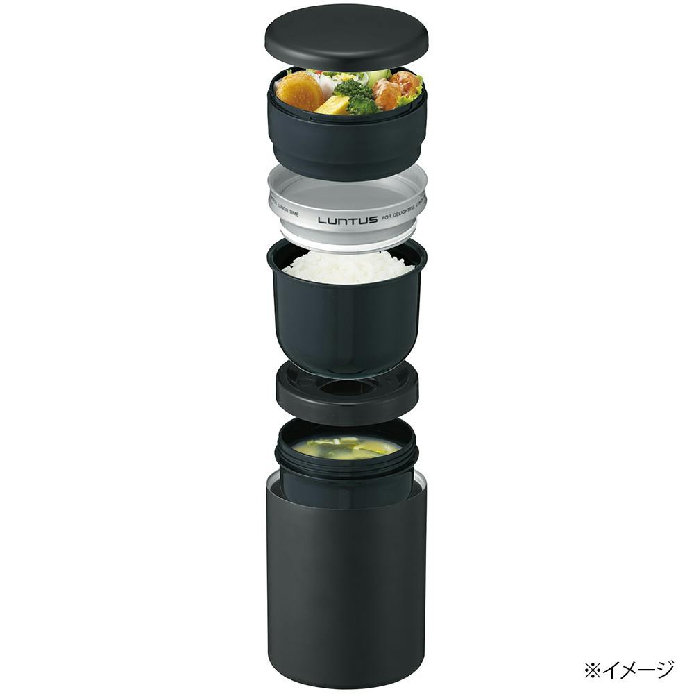 ステンレス保温ランチ ブラック HLB-1040N | 弁当箱・水筒 通販