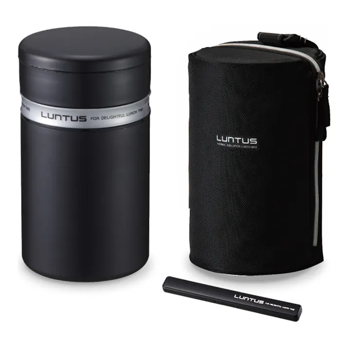 ステンレス保温ランチ ブラック HLB-1040N
