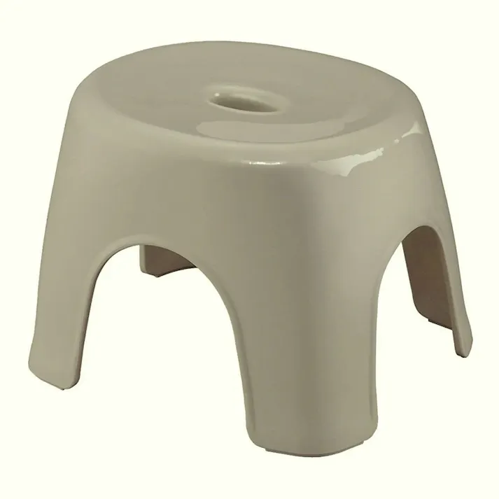 座り心地がよい風呂イス24cm ウォームグレイ