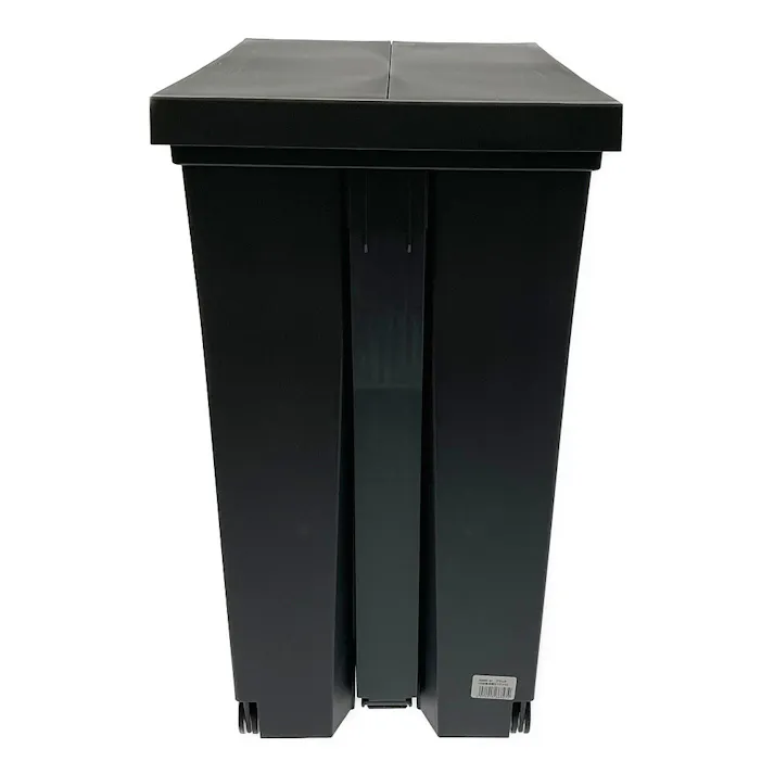 抗菌両開きペール 40L ブラック