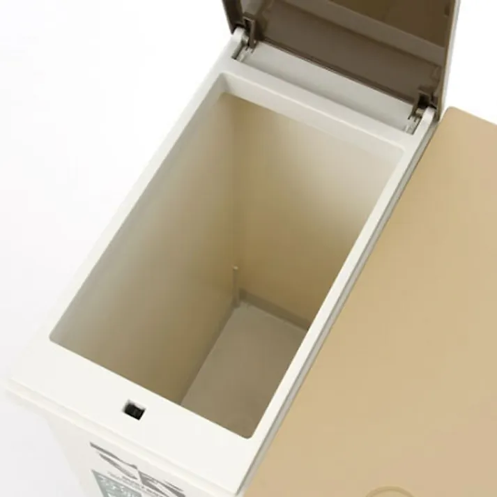資源ゴミ分別 横型3分別ワゴン ベージュ(販売終了)