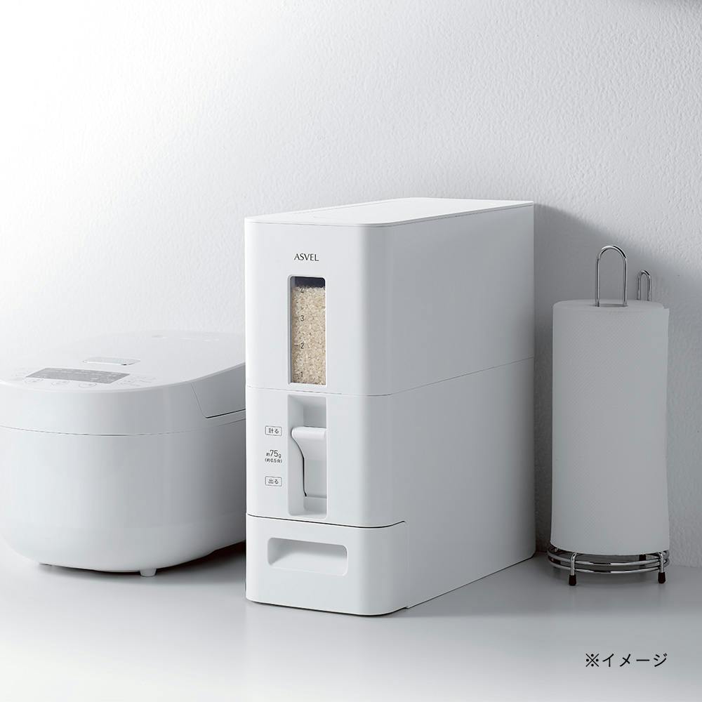 米蔵、米びつ 6kG用　新品 S計量米びつ 6kg Nホワイト | 保存容器 通販 | ホームセンターの