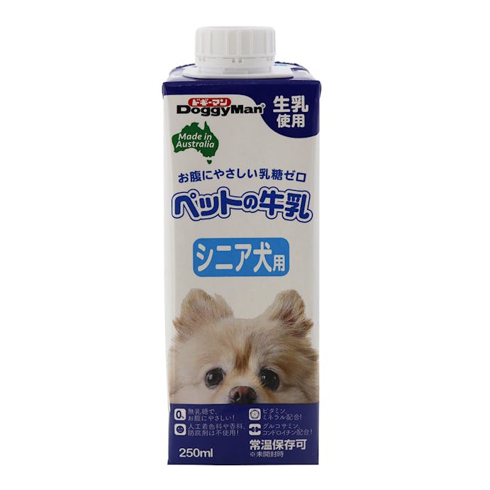 ドギーマン ペットの牛乳 シニア犬用 250ml ペット用品 犬 ホームセンター通販 カインズ