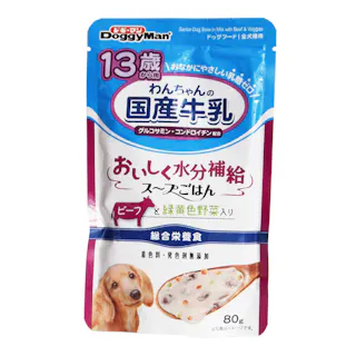 わんちゃんの国産牛乳スープごはんB野菜13歳80g