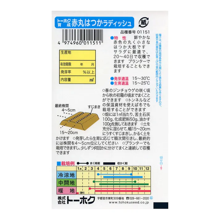 赤丸二十日ラディッシュ