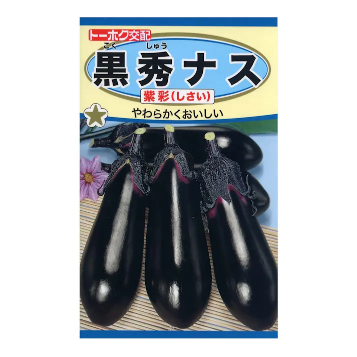 F1 黒秀ナス 紫彩