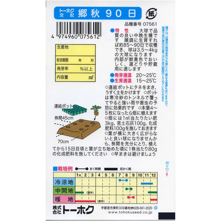 郷秋 90日白菜