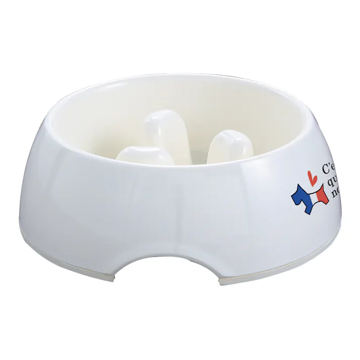 ゆっくり食べる愛情食器 小型犬用 13cm 460ml