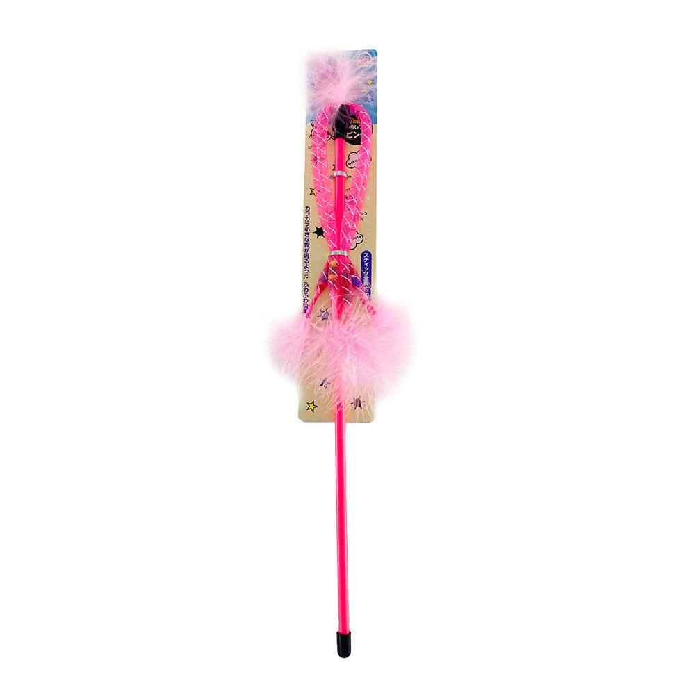 ねこモテじゃらしフワリピンク | ペット用品（猫） 通販