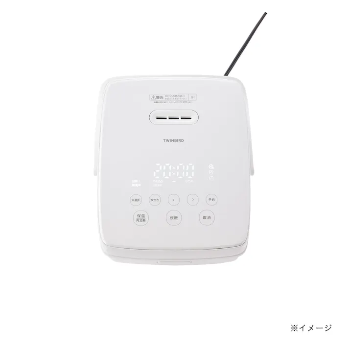 はやくておいしい3合IH炊飯器 ホワイト RMD793W