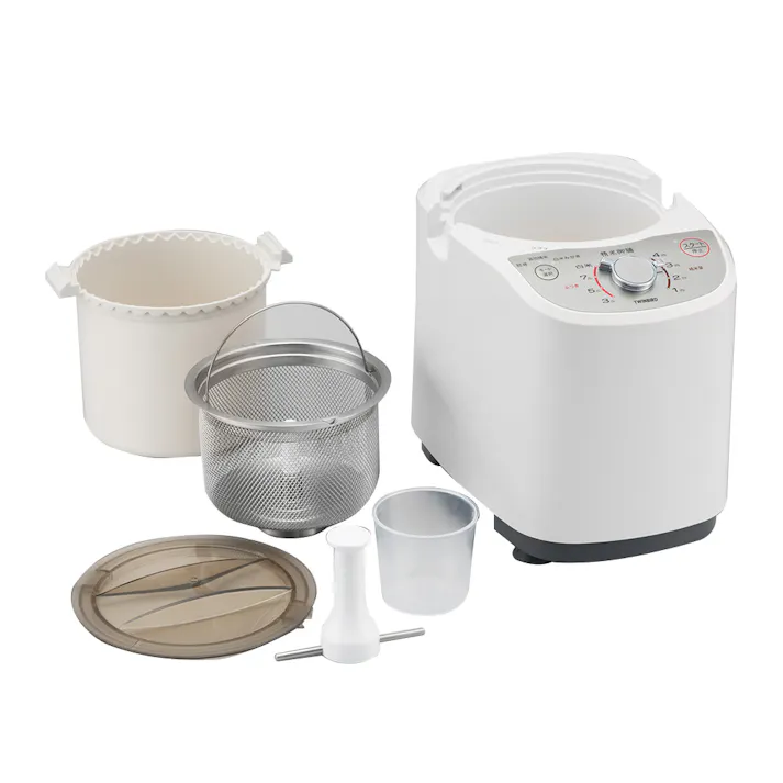 TWINBIRD コンパクト精米器 精米御膳 1~4合 ホワイト MR-E520W