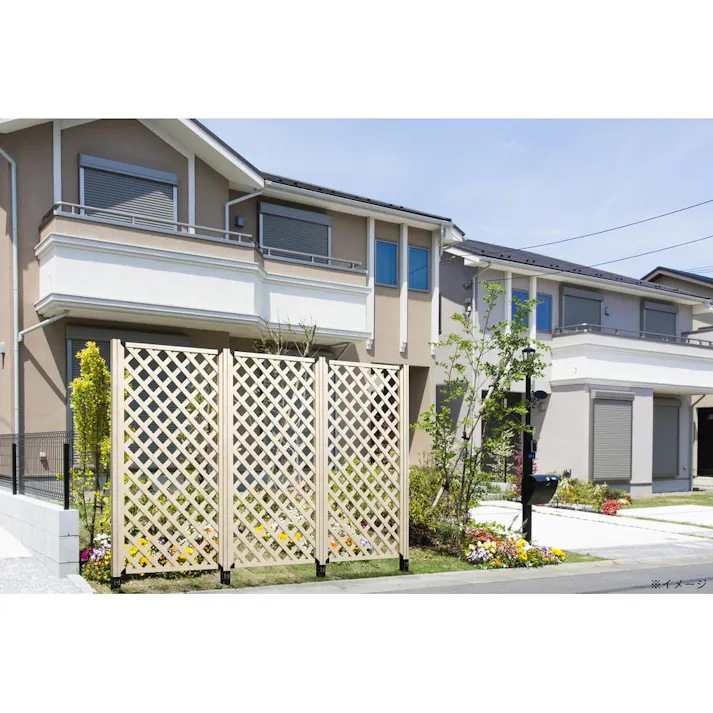 ウッディープラフェンス 900×1800 ミルキーウッド 3枚セット【別送品】
