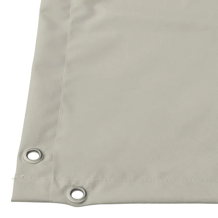 シェードポーチサンレモ用シェード 2200 雨よけ ライトグレー (約)幅212×高さ149cm