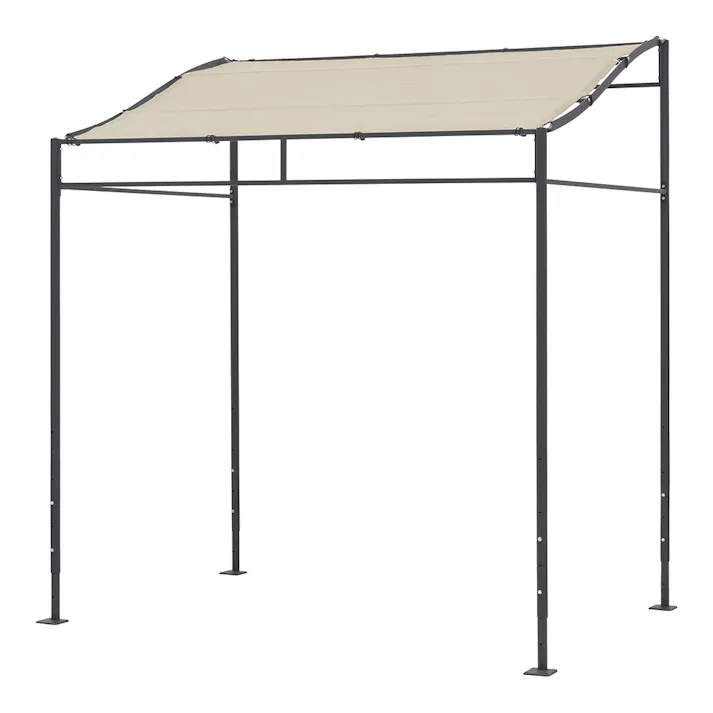 シェードポーチサンレモ 2200 アーバングレー スチール製 (約)幅230×奥行160×高さ233cm CLP-22U【SU】