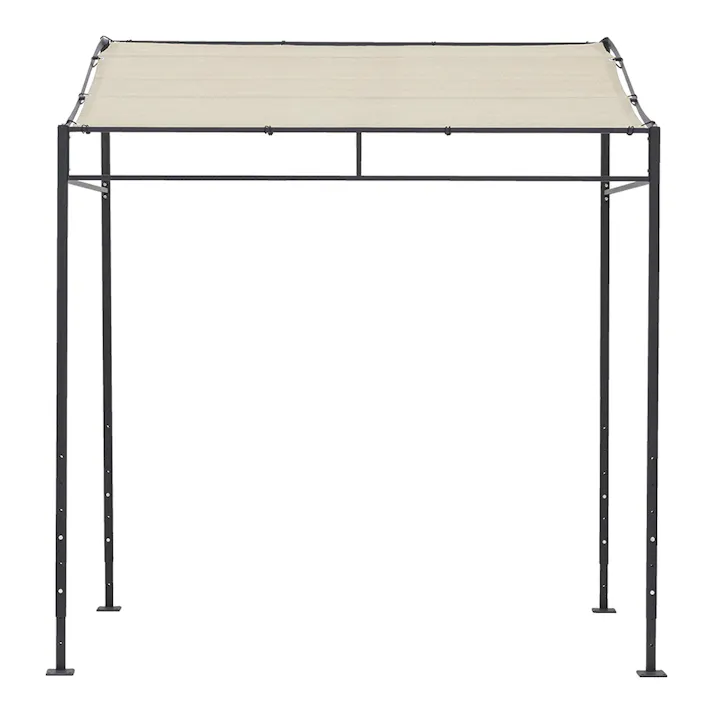 シェードポーチサンレモ 2200 アーバングレー スチール製 (約)幅230×奥行160×高さ233cm CLP-22U【SU】