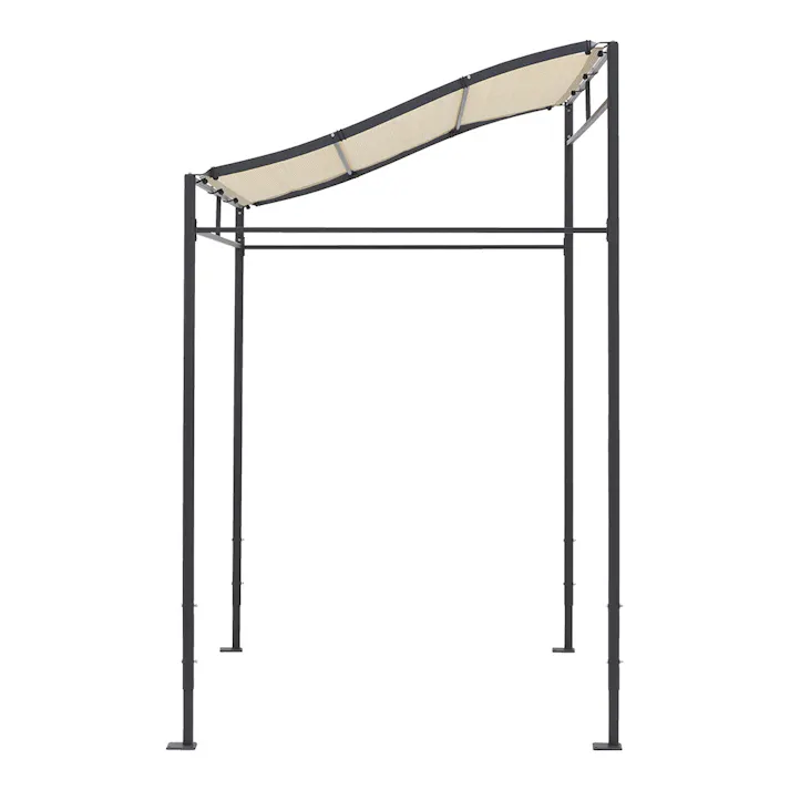 シェードポーチサンレモ 2200 アーバングレー スチール製 (約)幅230×奥行160×高さ233cm CLP-22U【SU】