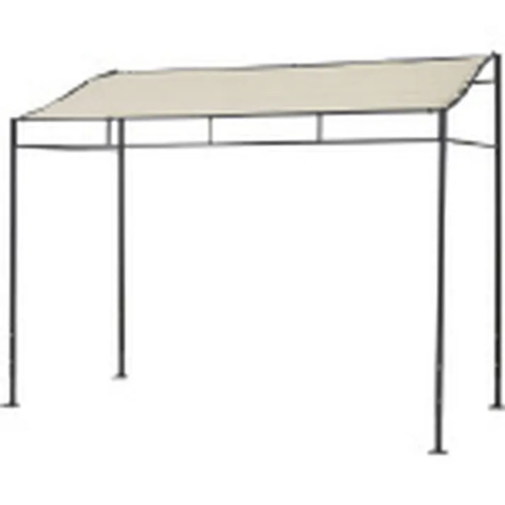 シェードポーチサンレモ 3100 アーバングレー スチール製 (約)幅320×奥行160×高さ233cm CLP-31U 【SU】
