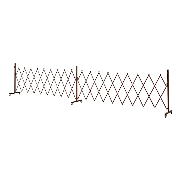 美WOOD アコーディオンゲート ブラウンウッド BEW-GA500BRW【別送品】