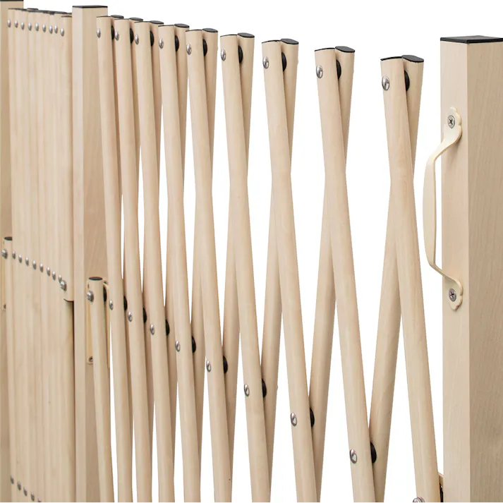 美WOOD アコーディオンゲート ミルキーウッド BEW-GA500MW【別送品】