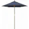 ウッドパラソル ネイビーブルー 2.1m【別送品】(販売終了)