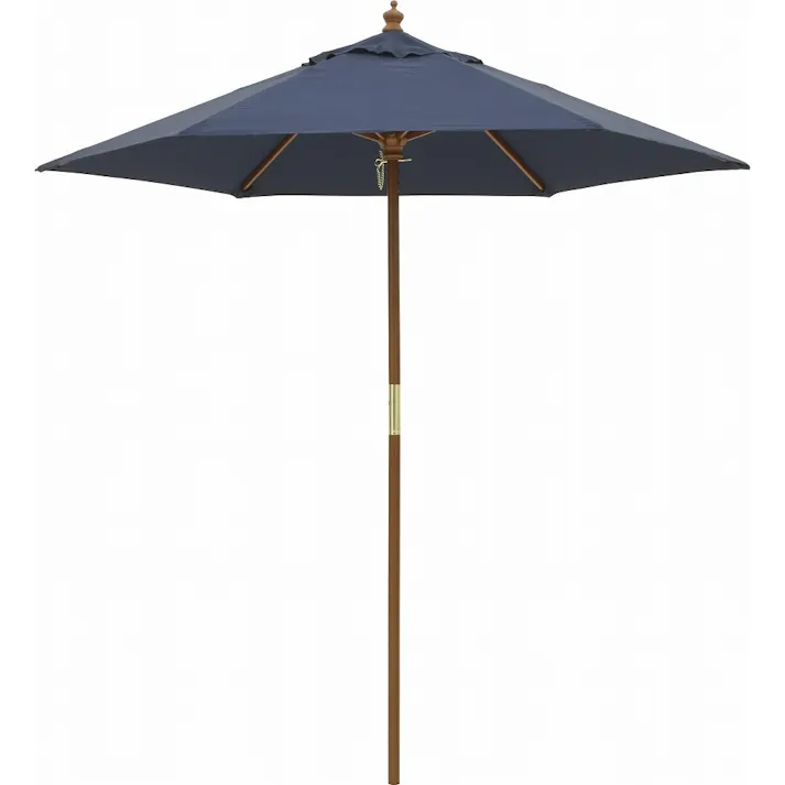 ウッドパラソル ネイビーブルー 2.1m【別送品】(販売終了)