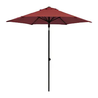 プッシュアップパラソル ワインレッド 2.5m(販売終了)