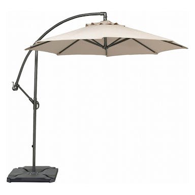ハンギングパラソル ベージュ 2.5m【別送品】
