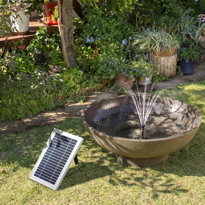 ソーラーマーメイド 250 噴水セット(LED付)【別送品】(販売終了)