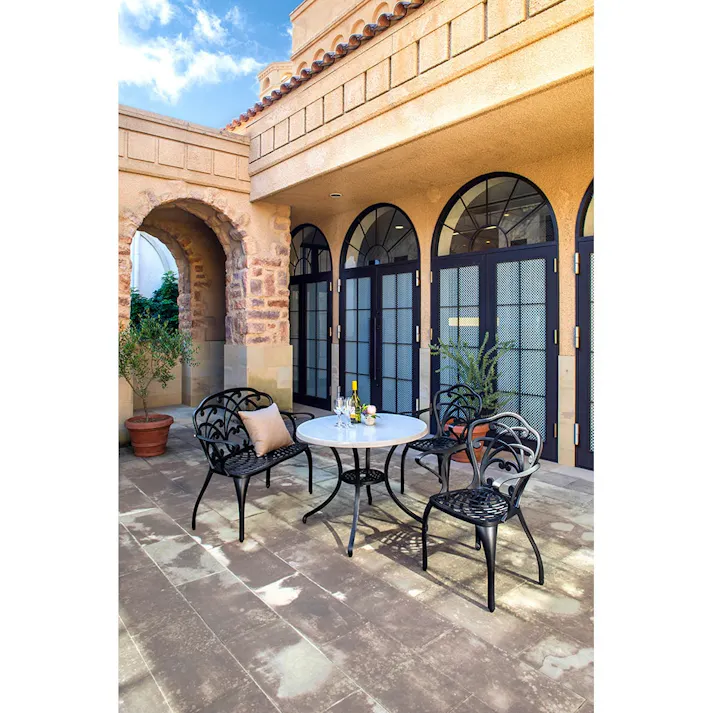 リーズシングルチェアーブラック【別送品】