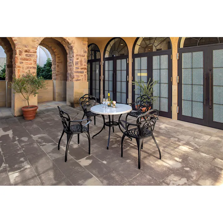 リーズシングルチェアーブラック【別送品】