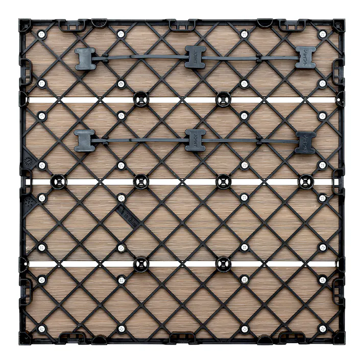 敷くだけデッキ人工木 ウォールナット