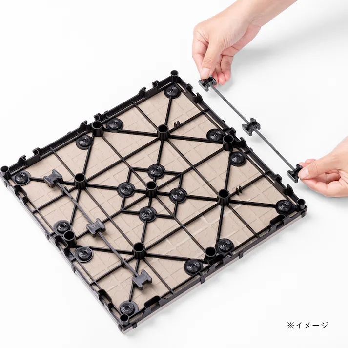 敷くだけタイル磁器 ベージュ